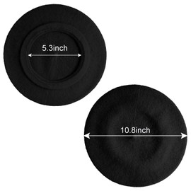 choyaxo French Beret Hats Solid Classic Beret Hats for Women Girls