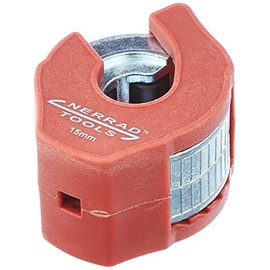 NERRAD Tools NT3015 Ratchet Action Copper Tube Cutter, Red/Silver, 15 mm
