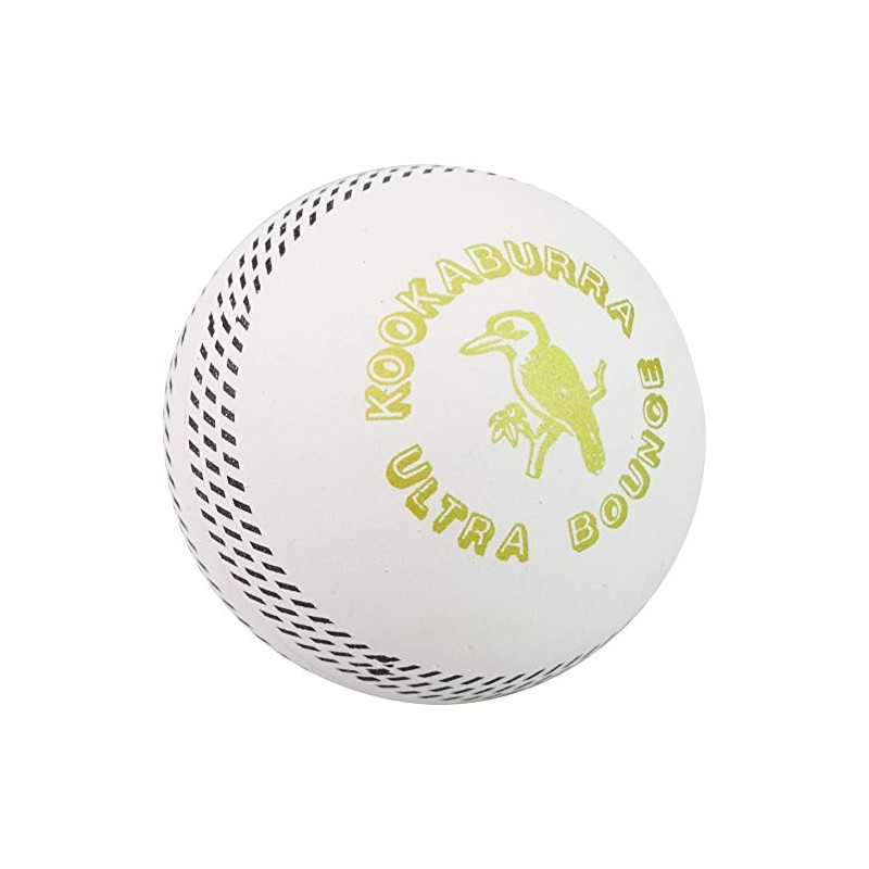 Kookaburra Ultra Bounce Ball, White, Youths