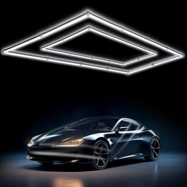 VIHOSE 1 Set Garage LED Light Ceiling Lights Car Detailing Ceiling LED Suitable for Garage Workshop Basement Warehouse Gym