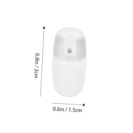 Baluue Diy Fake Nails 100pcs Practice False Nails Realistic Shape for Nail Art Training Reusable