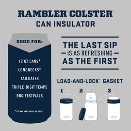 YETI Rambler 12 oz. Colster Can Insulator for Standard Size Cans, Wild Vine Red (NO CAN INSERT)
