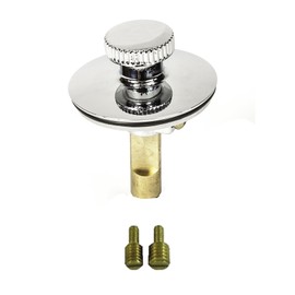 Universal Lift n Turn, (Twist Close) Bath Tub/Bathtub Drain Stopper Includes 3/8" and 5/16" Fittings