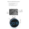 YHFITN LED Digital Alarm Clock with Date, Temperature, Snooze Function,