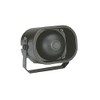 Alarm 230 V Alarm Siren Black with 1.8 m Cable and Euro Power Plug, Housing Splash-Proof, Wall Mounting, 105 Decibels, 30 m Range