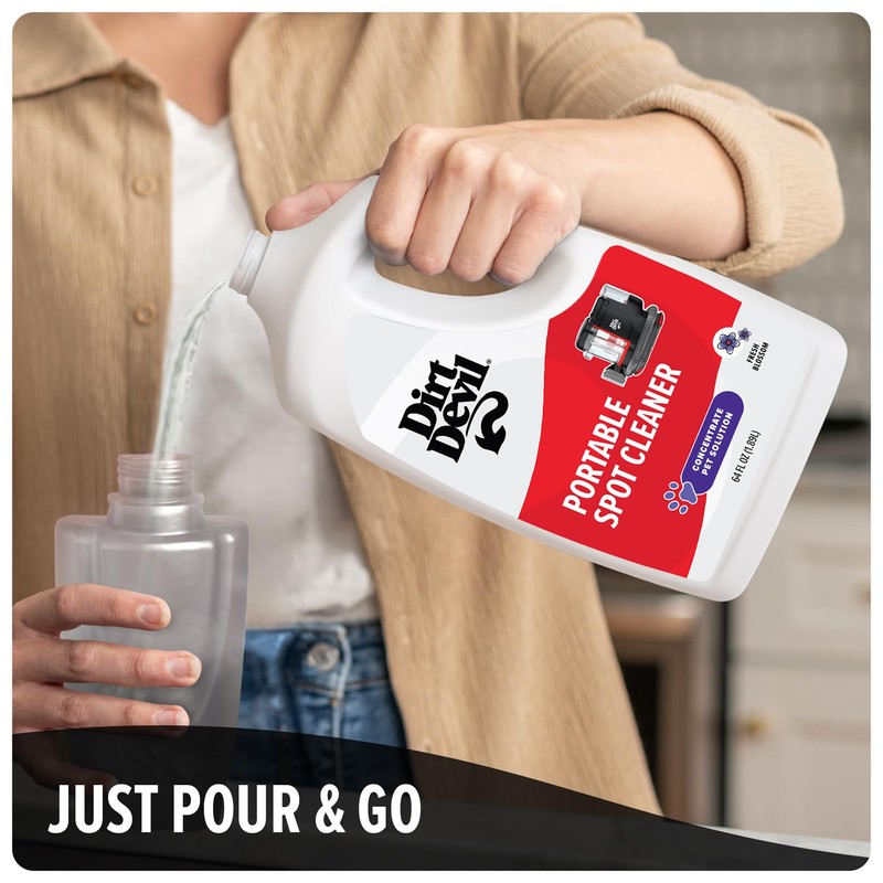 Dirt Devil Pet Portable Spot Cleaner Solution, 64 oz., Fresh