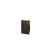 Ögon CL-Darkbrown Card Holder Cascade Wallet Aluminium and Italian Leather