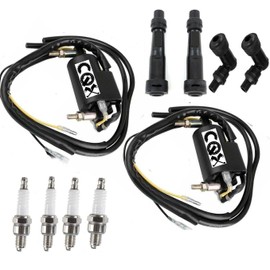 Replacement Parts Consumables for 2x 12Volt 4 Ohm Dual Output Ignition Coil Kawasaki KZ400 440 650 750 900 1000 Model-ddd33-316