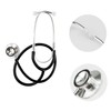 TRIXES Black Functional Stethoscope Prop Educational Fancy Dress Diaphragm &