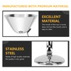 Ciieeo 1pc Elegant Stainless Steel Cocktail Goblet Wine Cup for