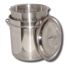 King Kooker KK62SR Ridged Stainless Steel Pot, 62-Quart