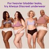 Always Discreet Incontinence Liners for Women, Very Light Absorbency, Long