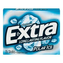 Extra Polar Ice Gum Slim Pk 15 Pc (Pack of 4)4