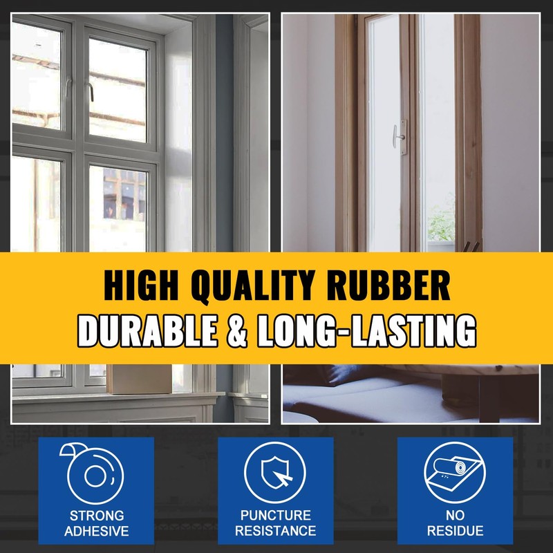 VIVIDA Transparent Window Weather Sealing Tape, 2 Inch x 60