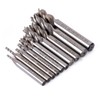 WYJREES 10pcs 4 Flute End Mill Drill Bit Cutter End