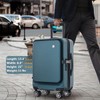 TREATLIFE HOME Travel Smoothly with Lightweight 20 Inch Carry-On Luggage,