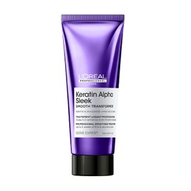 L'Oréal Professionnel Keratin Alpha Sleek Smooth Transformer | Tratamiento Para 2 semanas de control de frizz y suavidad | Todo tipo de cabello|Preserva la integridad de la fibra capilar | 200ml