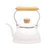 Pearl Metal Enamel Coffee Drip Dome Kettle 1.4L White IH