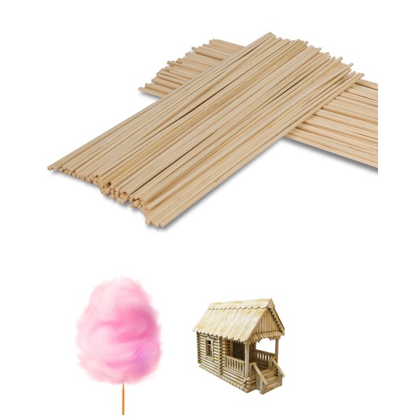 Pack of 200 Cotton Candy Sticks Square 30 cm x