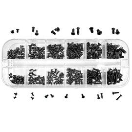 TEAONE Laptop Screw Set, 240 PCS M2 M2.5 M3 Replacement Screw Kit for Electronic Repair (12 Types)