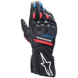 Alpinestars Honda SP-8 V3 Gloves, L, Black/Bright Red/Blue