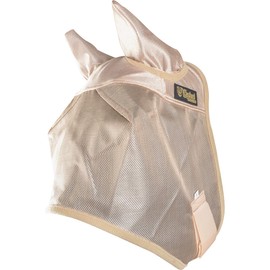 Cashel Economy Horse Fly Mask with Ears, Gold, Horse