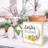 5" Happy Easter Wooden Block Sign Gift - Easter Blessing