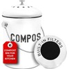 EPICA Countertop Compost Bin Kitchen | 1.3 Gallon | Odorless