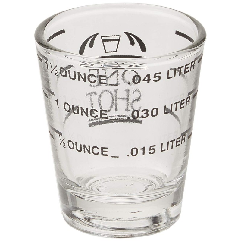 Fox Run Measurment Shot Glass, 2 x 2 x 2.25