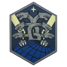 Uniform Accessories Unlimited Inc U.S. Space Force Space Base Delta 1 PVC Patch with Hook Fastener (Military Issued)-Veteran Owned Business