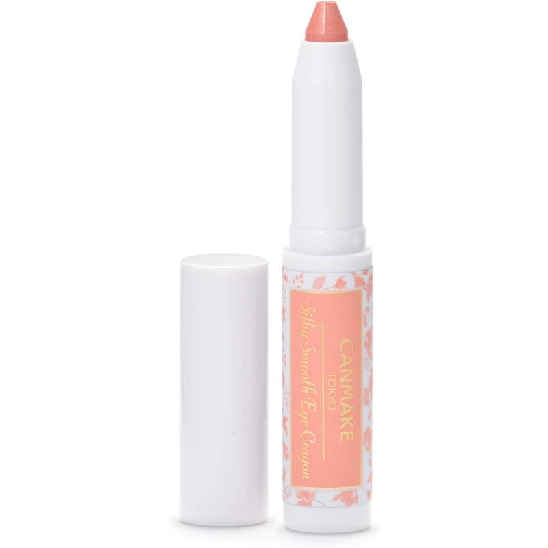  Canmake Silky Smooth Eye Crayon 02 Coral Bouquet 2g