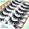 False Eyelashes 18mm Cat Eye Fluffy Strip Lashes 7 Pairs