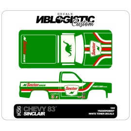 Hot Wheels '83 CHEVY SILVERADO Custom WaterSlide Decal  for hot wheels 1/64 061
