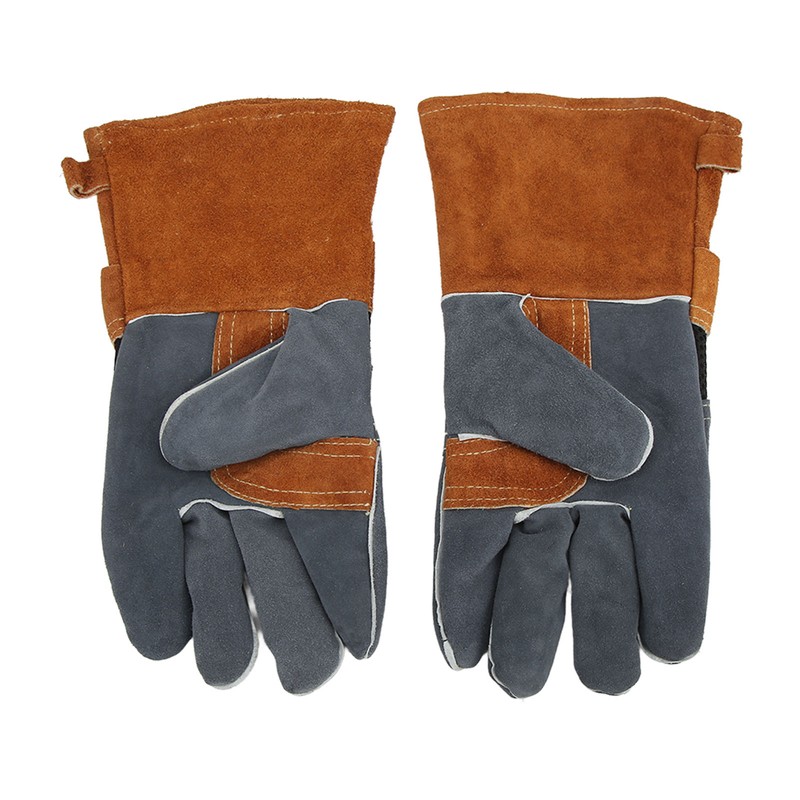 1 Pair Heat Resistant Gloves Separate Fingers Hot Proof Mitts