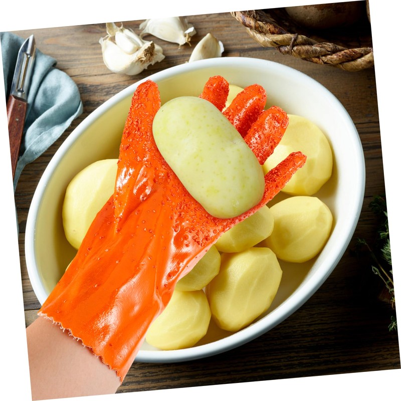 OSALADI Potato Gloves for Potato Peeling 1 Pair Gloves Food