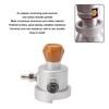 Soda Refill Adapter Aluminium Rubber With Air Release Switch and