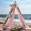 Wedding Arch Draping Fabric, 2 Panels 30" x 20Ft Dusty