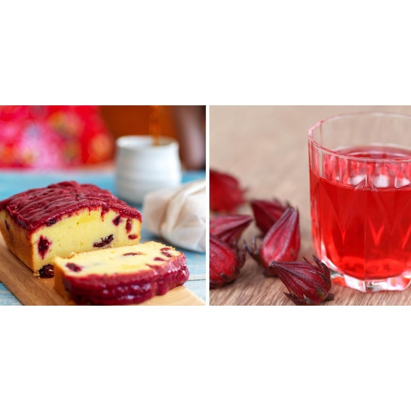 MCHAIMKO Dried Hibiscus Flowers (3.5oz/100g) – 100% Natural & Premium