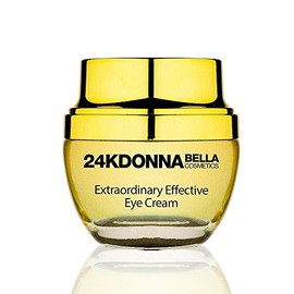 Donna Bella 24K GOLD Extraordinary Effective Eye Cream - 50ml - Diminishes the Appearance of Under Eye Dark Circles, Puffiness and Wrinkles