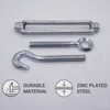 (Pack of 2 pcs) Turnbuckle Wire Tensioner M10, Adjustable Turnbuckles