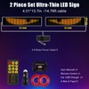 2PCS Devil Eyes Light for Cars Windshield Bluetooth, 13.7”x 4.01”