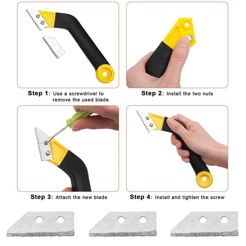 TorSor 6 Pack Tile Grout Saw Blade Replacement Diamond Surface