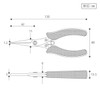 KUROBISAI Flat-mouth Yatco K-YFG Handicraft Tool
