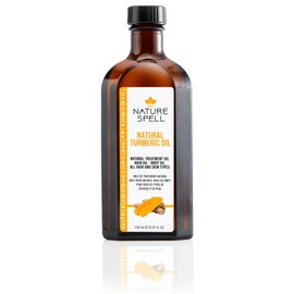 Nature Spell Turmeric Oil For Hair & Skin 150 ml, Increase Hair Elasticity, Skincare Oil Targets Inflammation, Made In The UK