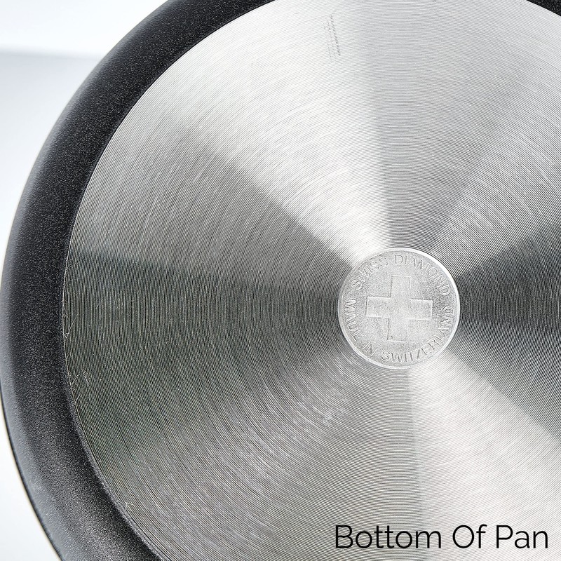 Swiss Diamond 7 Inch Frying Pan Nonstick Diamond Frying Pan,