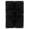 3Pcs 6 Pocket Plant Growing Bag Degradable Wall Hanging Felt
