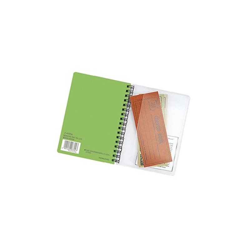 Kokuyo No-412NB Pocket Notebook, Twin Ring, B Rule, A6, 50