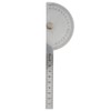 Utoolmart Stainless Steel Protractor 180 Degrees Round Head Angle Finder