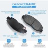 EXPPOWER Front Rear Ceramic Brake Pads for Chevy Avalanche 1500