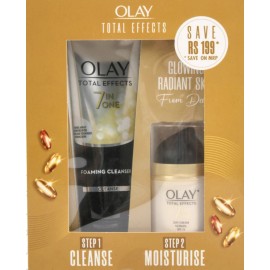Olay Total Effects Set Day Cream Foaming Cleanser Fresh